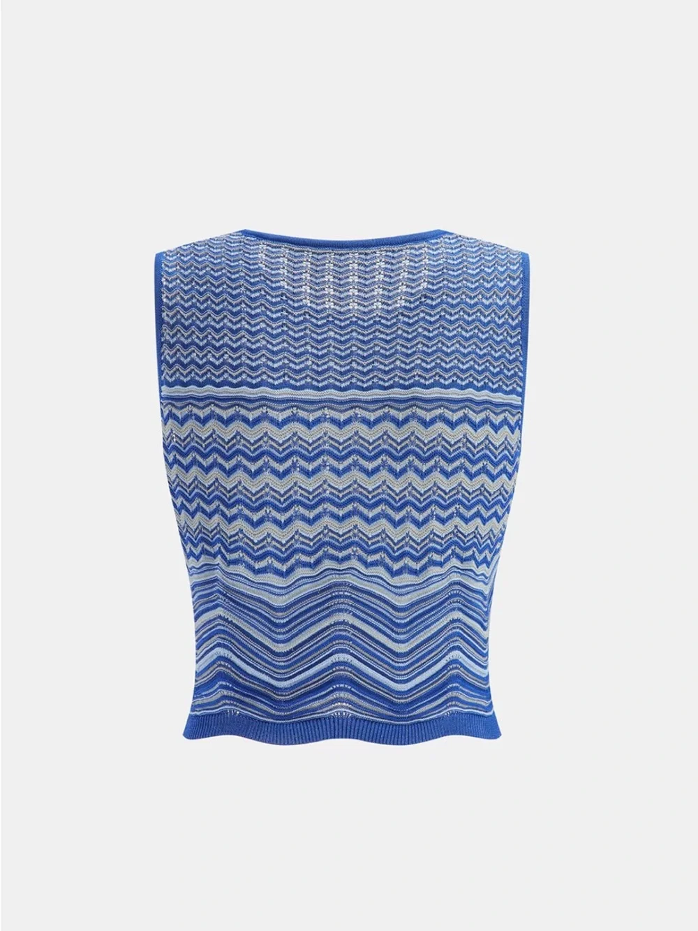 Commense Chevron Knit Sleeveless Top & Maxi Skirt Set Size Medium NWT